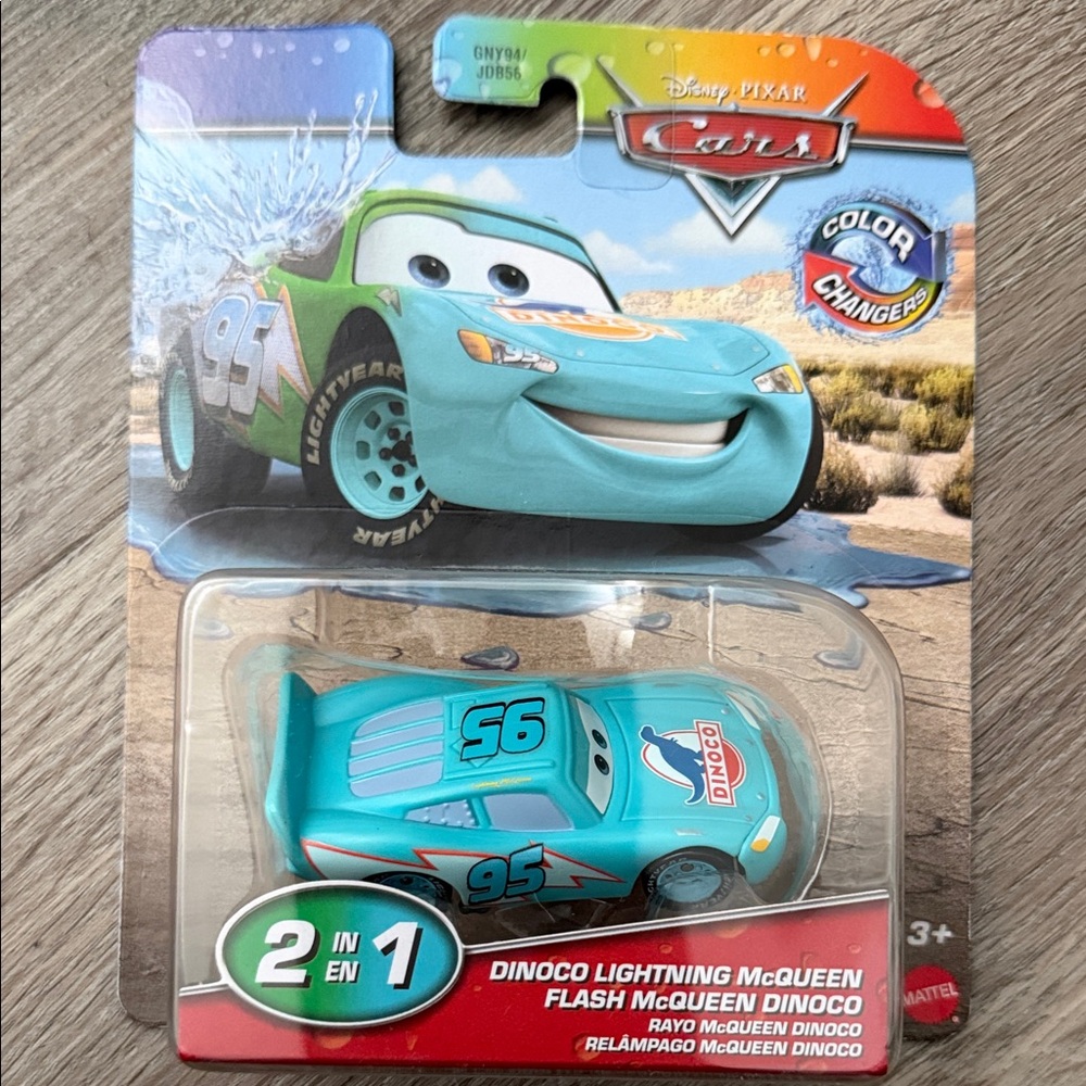 NEW Disney Cars Dinoco Lightning Mcqueen Cars Color Changers